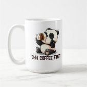 Panda Coffee Eerste Sticker Koffiemok (Links)