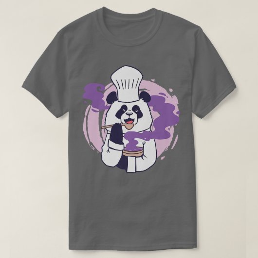 Panda Cooking beer T-shirt (Design voorkant)
