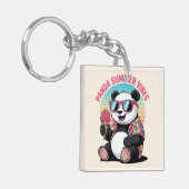 Panda Cool Été Glace Enfant Sleutelhanger (Voorkant Links)