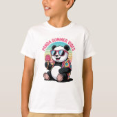 Panda Cool Été Glace Enfant T-shirt (Voorkant)