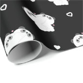 Panda Couple Cadeaupapier (Rol Hoek)