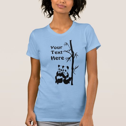 Panda Couple T-Shirt (Voorkant)