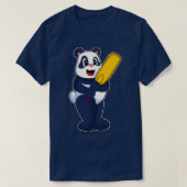 Panda Cricket bat T-shirt (Design voorkant)
