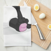 Panda Crying Theedoek (Quarter Fold)