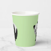 Panda Cub Green Papieren Bekers (Links)