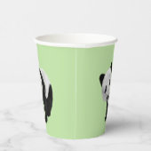 Panda Cub Green Papieren Bekers (Rechts)