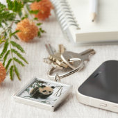 Panda cub op sneeuw, Wolong, Sichuan, China Sleutelhanger (Zijkant)