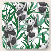 Panda cubs op bier onderzetter (Voorkant)