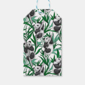 Panda cubs op cadeaulabel (Voorkant)