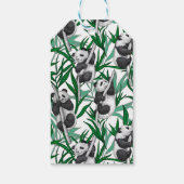 Panda cubs op cadeaulabel (Achterkant)