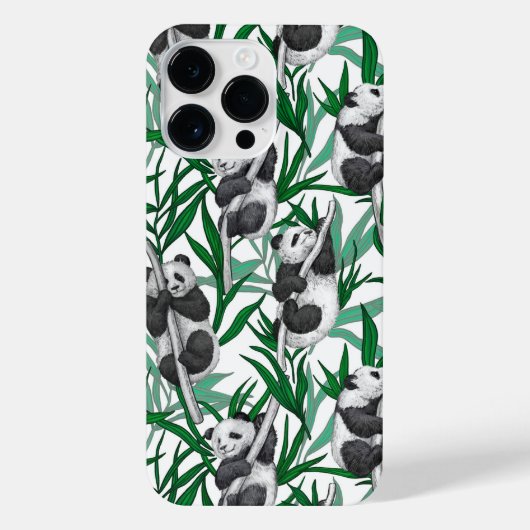 Panda cubs op iPhone hoesje (Achterkant)