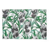 Panda cubs op kussensloop (Voorkant-Links)