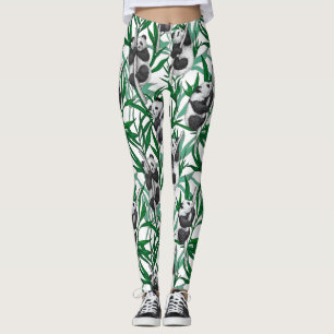 Panda cubs op leggings
