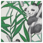 Panda cubs op stof (Swatch)