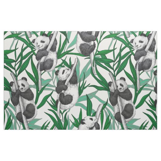 Panda cubs op stof (Fat Quarter)
