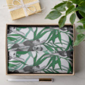 Panda cubs op tissuepapier (Geschenk)