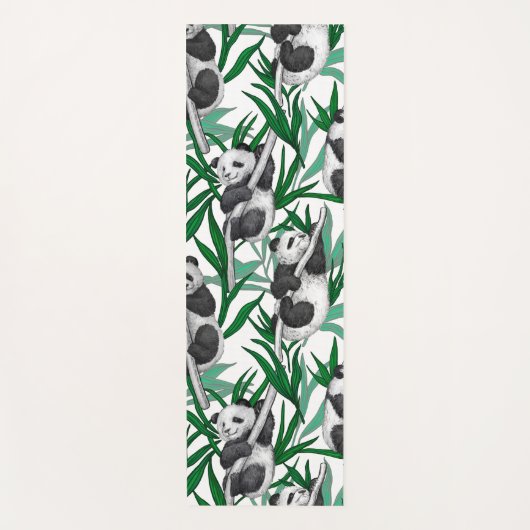 Panda cubs op yogamat (Voorkant)