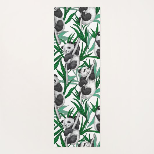 Panda cubs op yogamat (Achterkant)