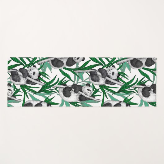 Panda cubs op yogamat (Voorkant (horizontaal))