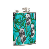 Panda cubs over turkooizen heupfles (Rechts)