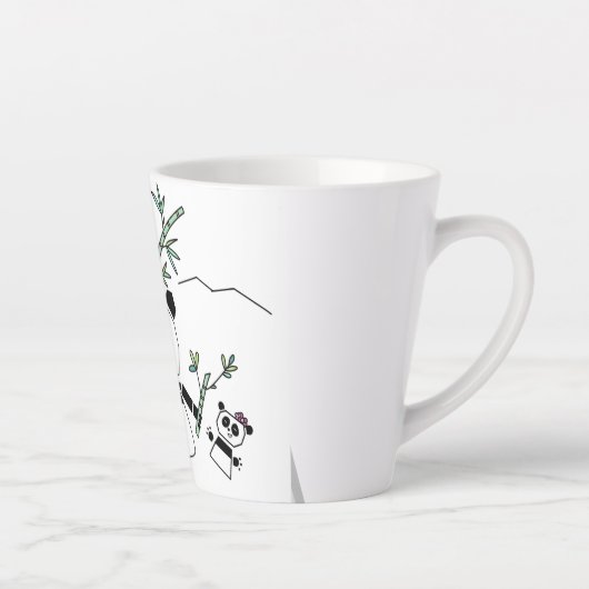 Panda cup latte mok (Rechts)