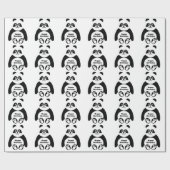 Panda Custom Birthday Cadeaupapier (Vlak)