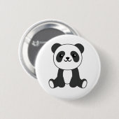 Panda Cute Animals Kinder Baby Beer Pandas Button (Voorkant /achterkant)
