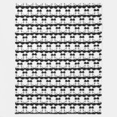 Panda Cute Design Fleece Blanket (Voorkant)