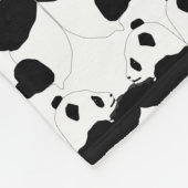 Panda Cute Design Fleece Blanket (Hoek)