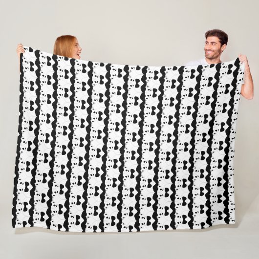 Panda Cute Design Fleece Blanket Deken (In situ)