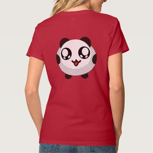 Panda Cute Design T-shirt (Achterkant)