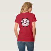Panda Cute Design T-shirt (Achterkant volledig)