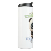 Panda Cuttest Trouble Maker Schattig Schattig Grap Thermosbeker (Gedraaid links)