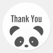 Panda dank u stickers (Voorkant)