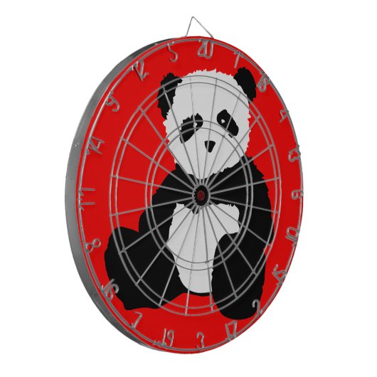 panda dartbord (Voorkant Links)