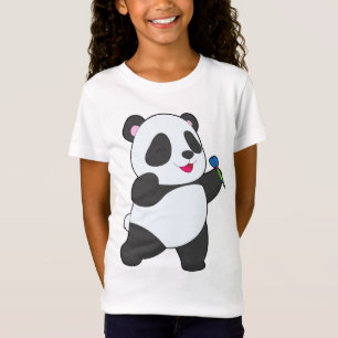 Panda Darts Dart Sporten T-shirt
