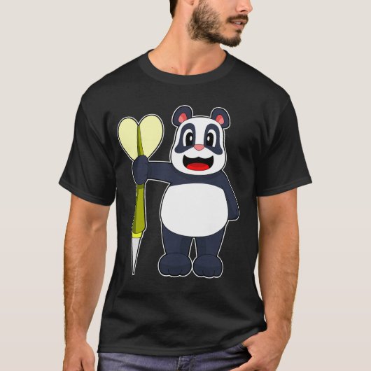 Panda Darts T-shirt (Voorkant)