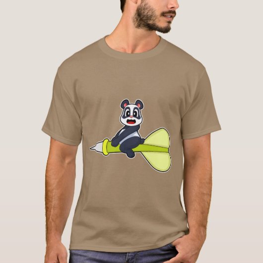 Panda Darts T-shirt (Voorkant)