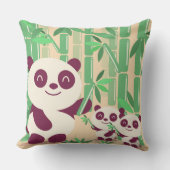 Panda Decoratief Pillow Kussen (Voorkant)