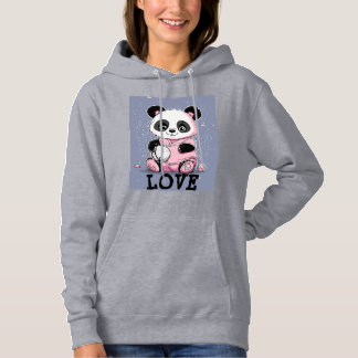 Panda design Dames hoodie