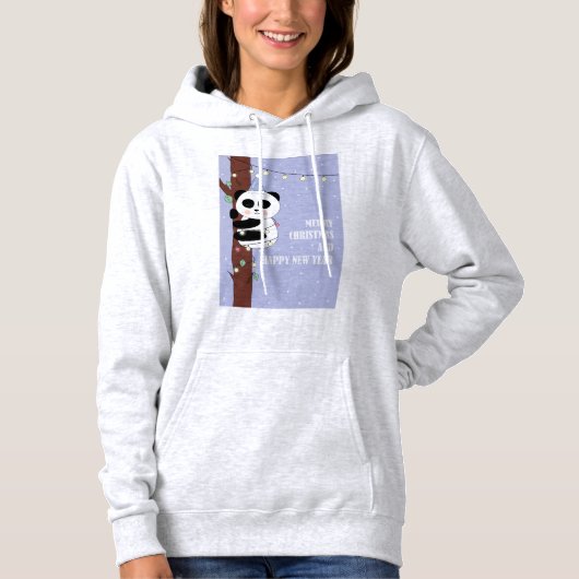 Panda design Hoodie (Voorkant)