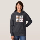 Panda design Hoodie (Voorkant volledig)
