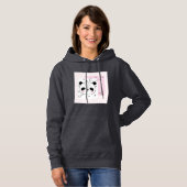 Panda design Hoodie (Voorkant volledig)