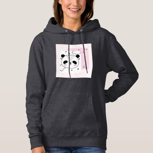 Panda design Hoodie (Voorkant)