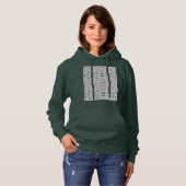 Panda design Hoodie (Voorkant volledig)
