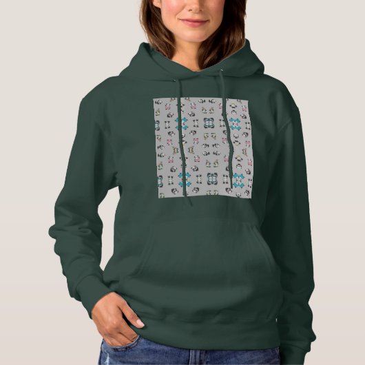Panda design Hoodie (Voorkant)