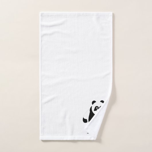 Panda Design Monogrammed Bad Handdoek (Handdoek)