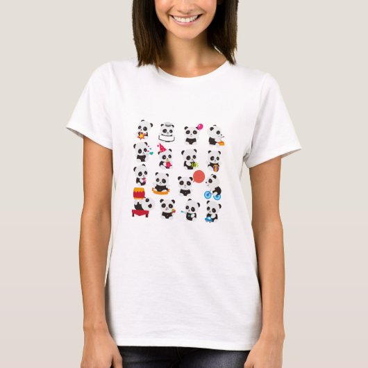Panda Design T-shirt (Voorkant)