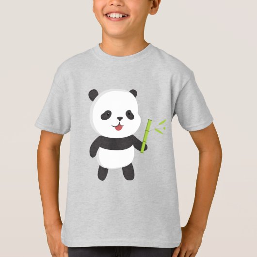 Panda-design t-shirt (Voorkant)