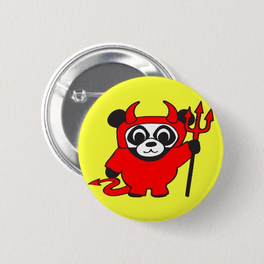 Panda - Devil - Button (Voorkant /achterkant)